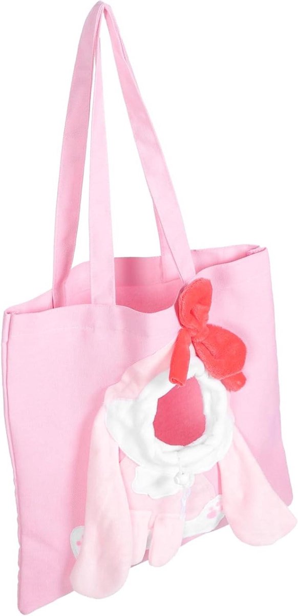 Katten Reismand - Draagtas Huisdier - Veilig Vervoeren - Ademend Canvas Materiaal - 63x36cm - Roze