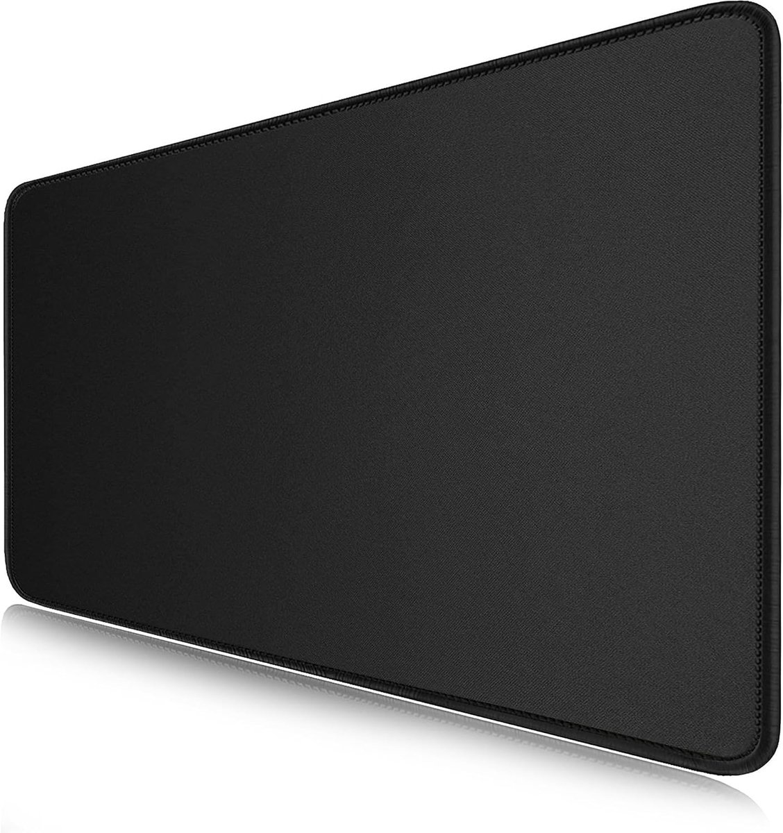 SnelShoppen - Grote Zwarte Natuurlijke Rubber Anti-Slip Muismat Computer Bureau Pad 1000x500x3mm - Ideaal voor Thuis en Kantoor