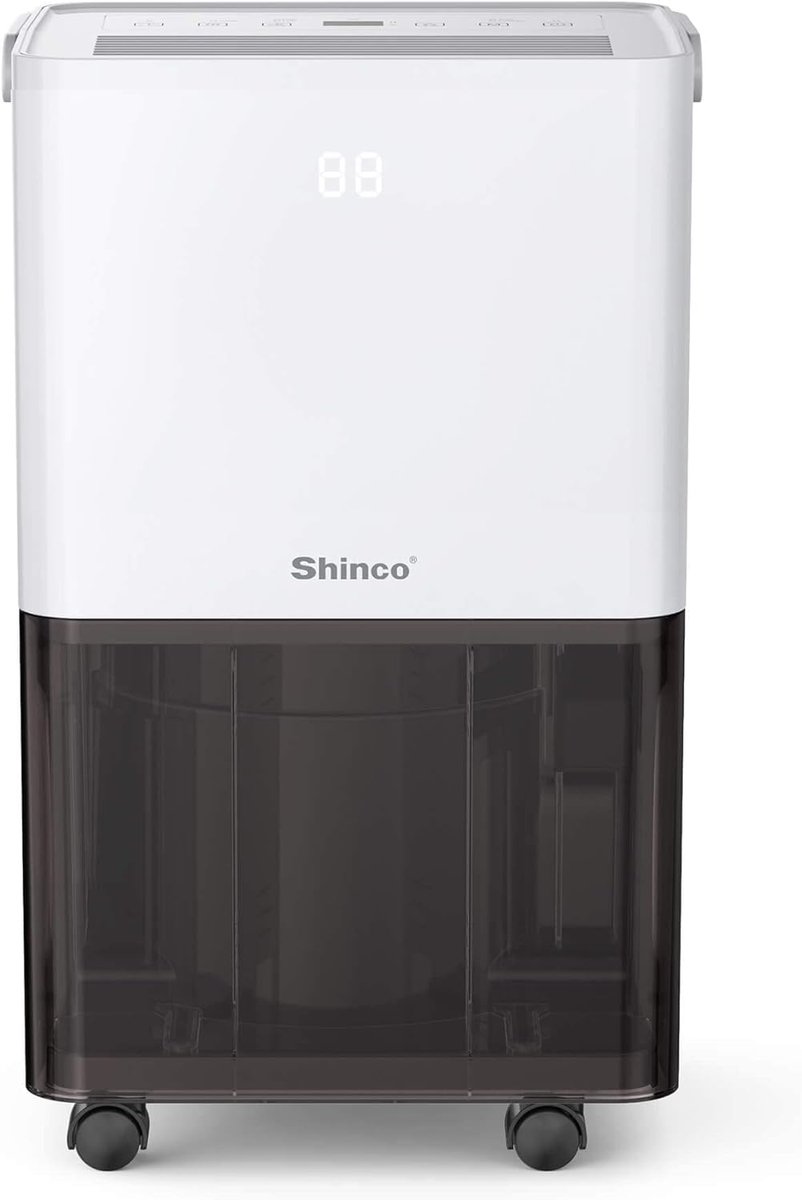 Ontvochtiger 10 L/Day - Stil - Transparante watertank - Ideaal voor het drogen van was - ShopVlot