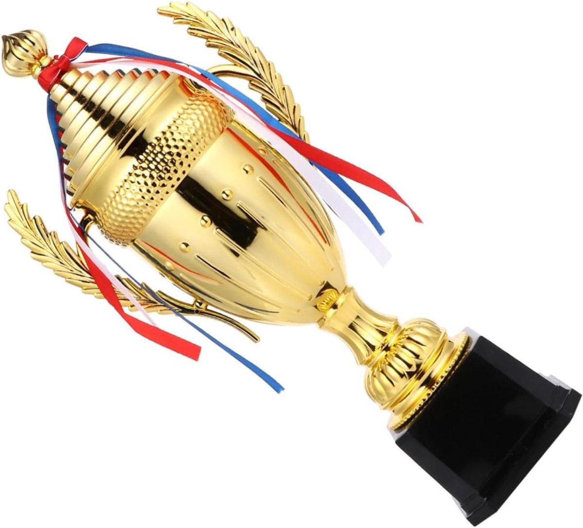 Plastic Trofee Beker - Gouden Beker Prijs - Wedstrijd Beloning - Vergulde Coating - 30 x 12 x 9 cm