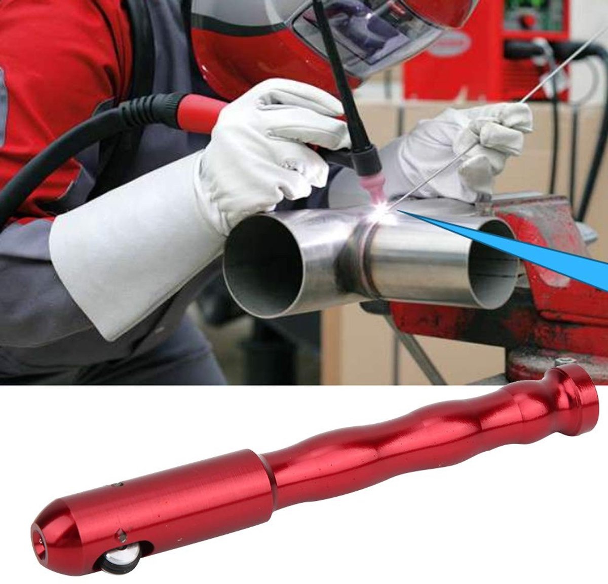 TIG Draad Toevoerder - Vinger Toevoeger - Lassen - Ergonomisch Ontwerp - 1.0-3.2 Mm - Geanodiseerd