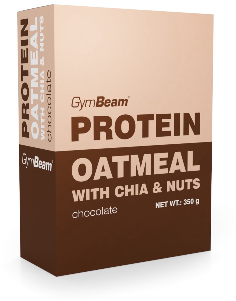 GymBeam Eiwit Havermout met Chia & Noten 350 g wilde bessen