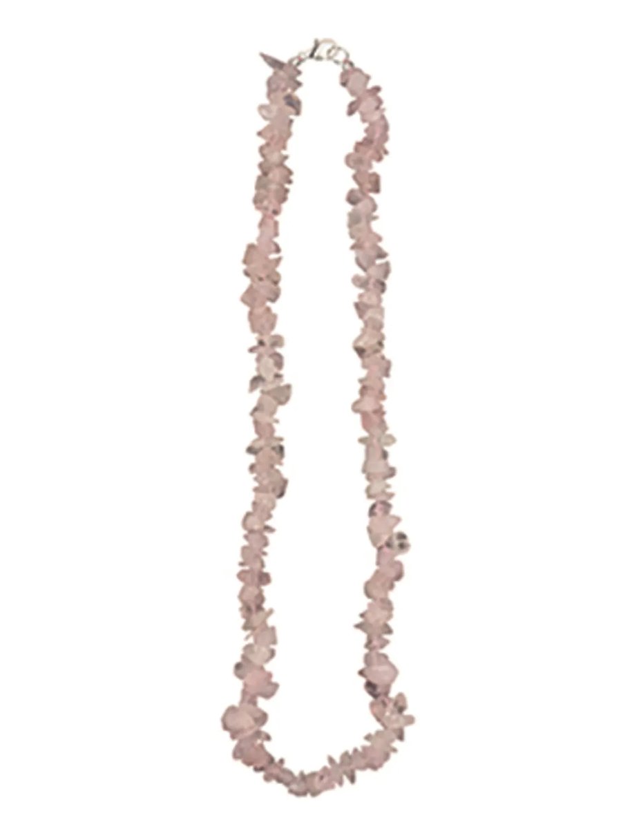 Roze kwarts splitketting