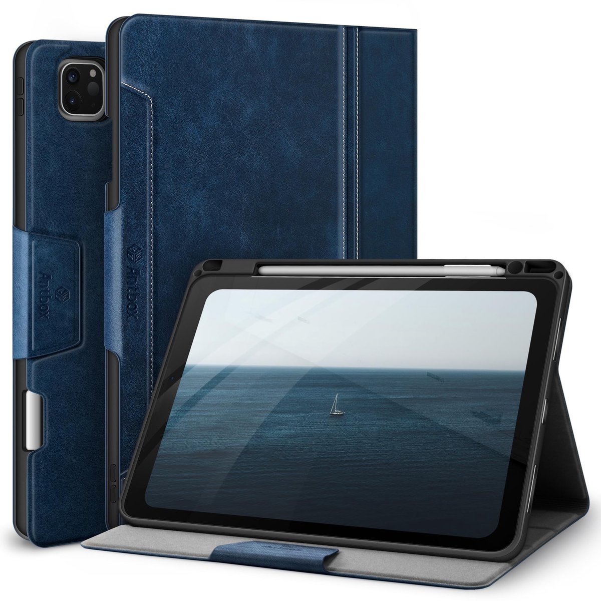 Omgoods - Hoes voor iPad Pro 11 inch 2022/2021/2020/2018 - PU Leer met Penhouder