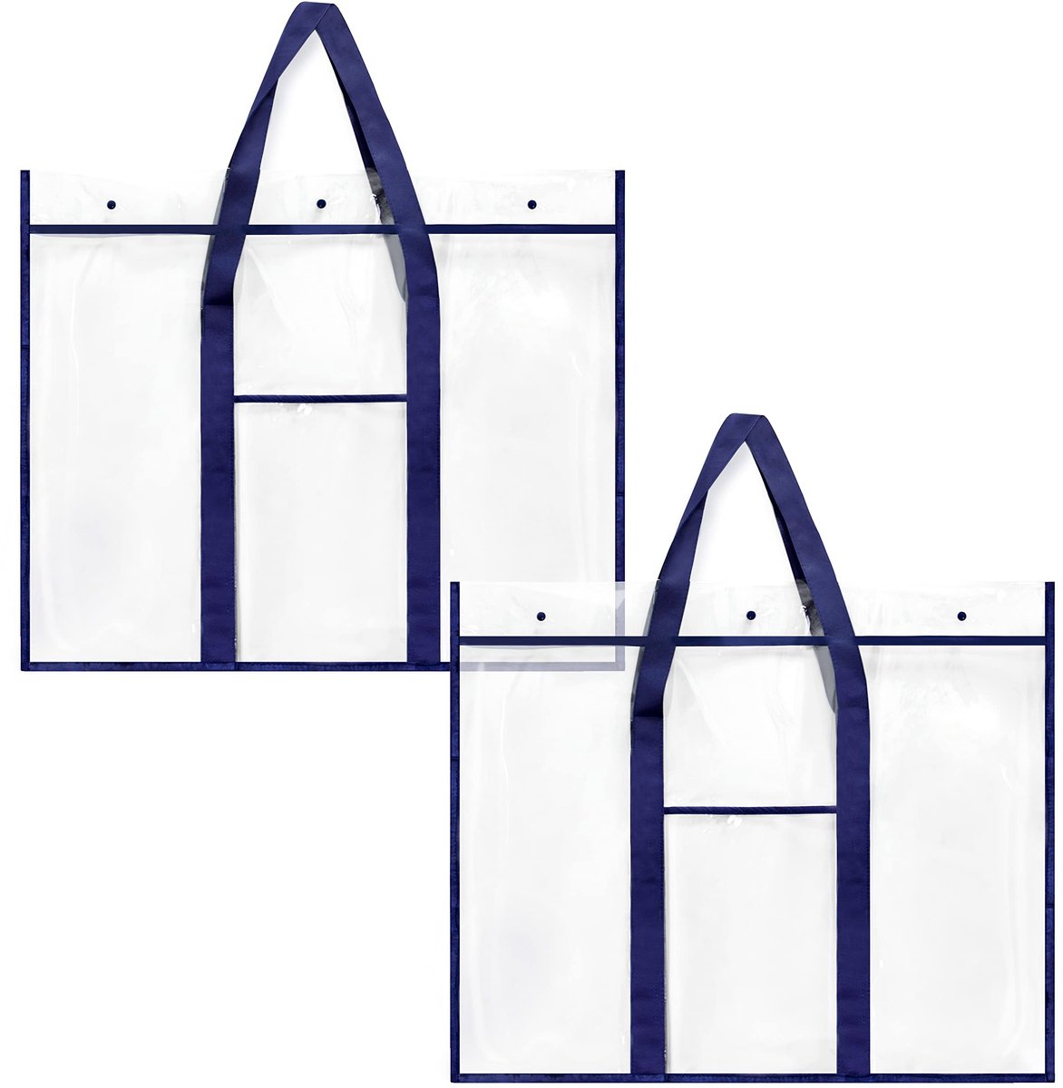 Omgoods - 2 Pack Bulletin Board Poster Kunst PVC Opbergzakken met Accessoire Pocket
