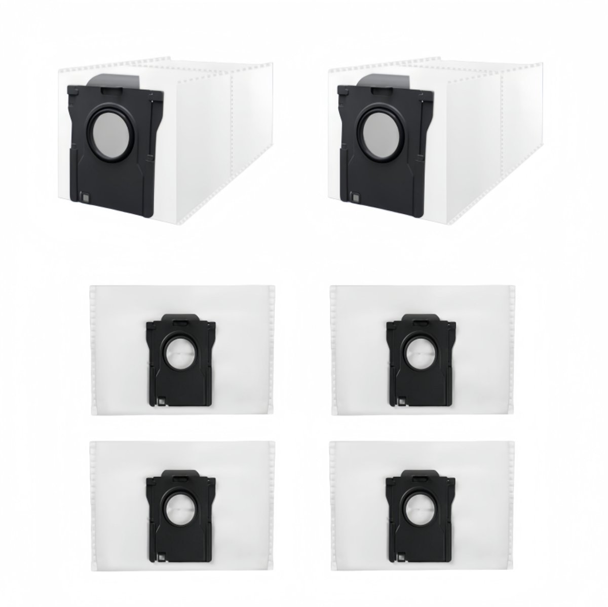 6 Stuks Stofzakken Geschikt voor Dreame D20 Plus & D20 Pro Plus - Vervangt RDB17 - 3L Stofzuigerzakken voor Afzuigstation