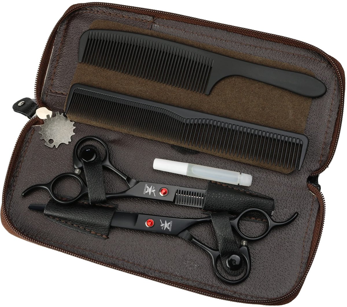 Omgoods - Professionele Haarstyling Scharen met Handtas
