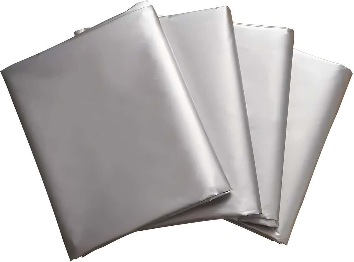 Omgoods - Zwarte Zonnebrand Blackout Doek 98% Lichtdicht - 1.45 x 6 m
