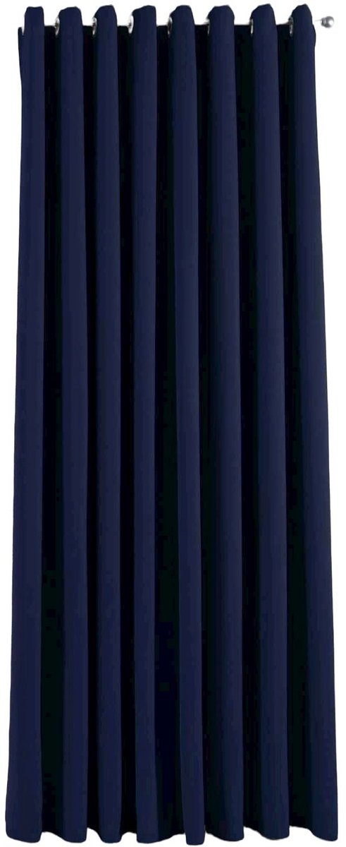 Omgoods - Gardinenbox NewYork Verduisteringsgordijn - 245 x 295 cm, Blauw