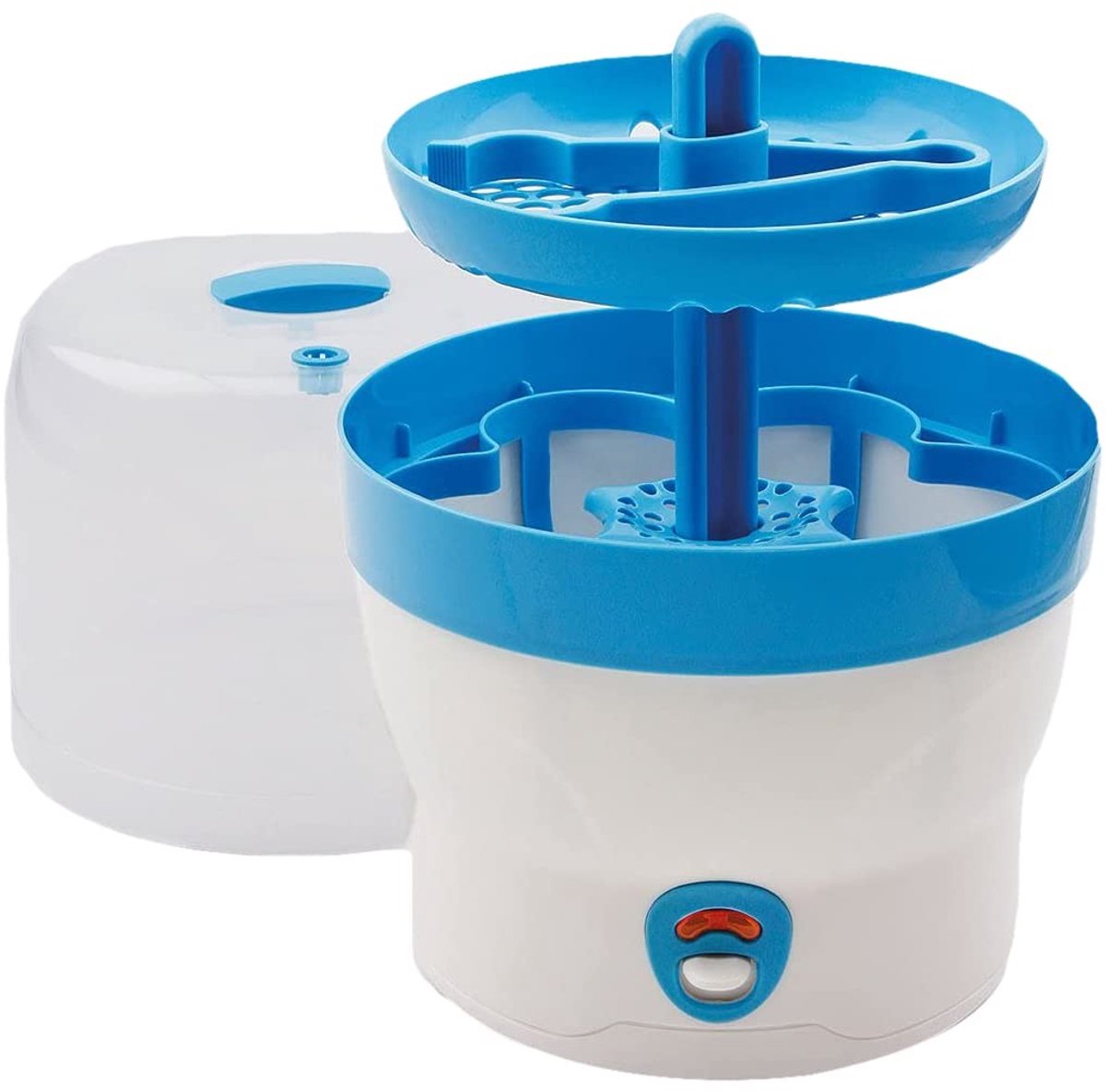 Omgoods - H+H BS 29b Flessen Sterilisator voor 6 Flessen in Blauw - Veilig en Efficiënt Steriliseren