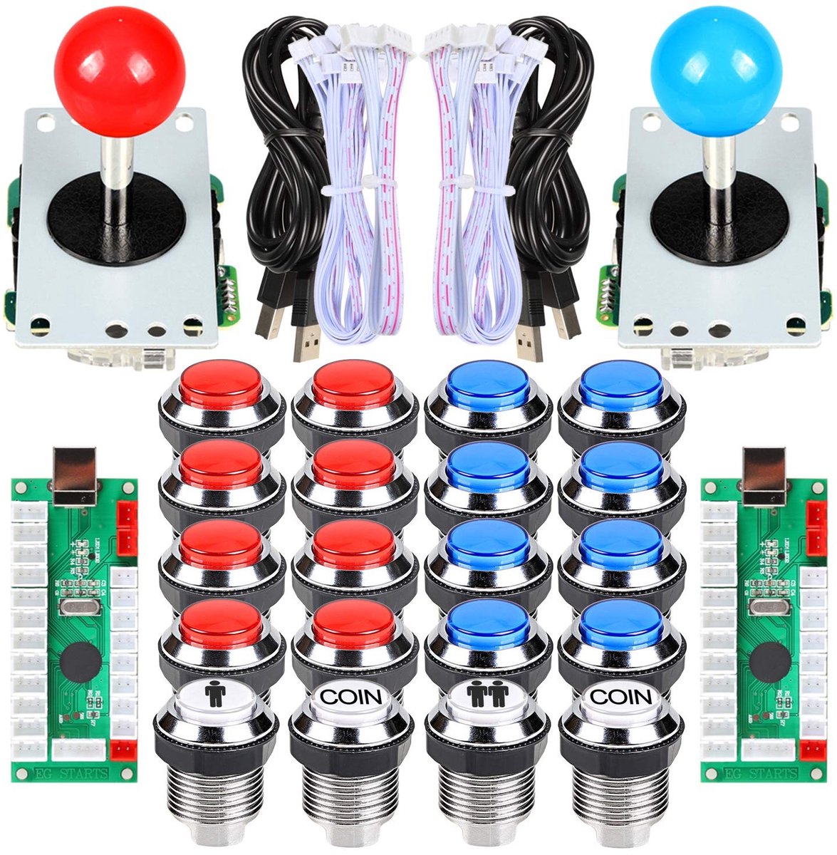 Omgoods - DIY Arcade Joystick Knoppen Set