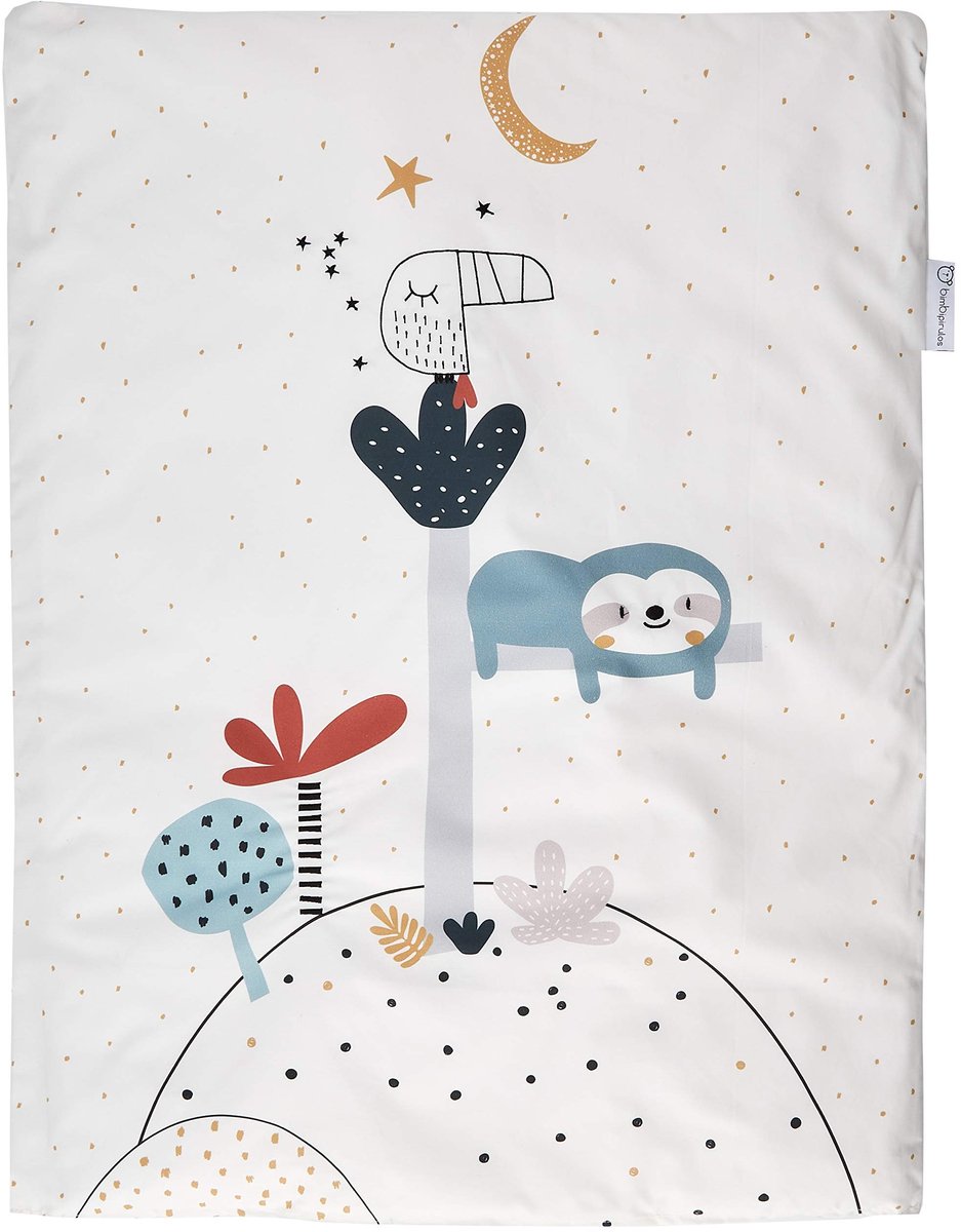 Omgoods - Unisex Babybedsprei met Originele Print - 100% Katoen