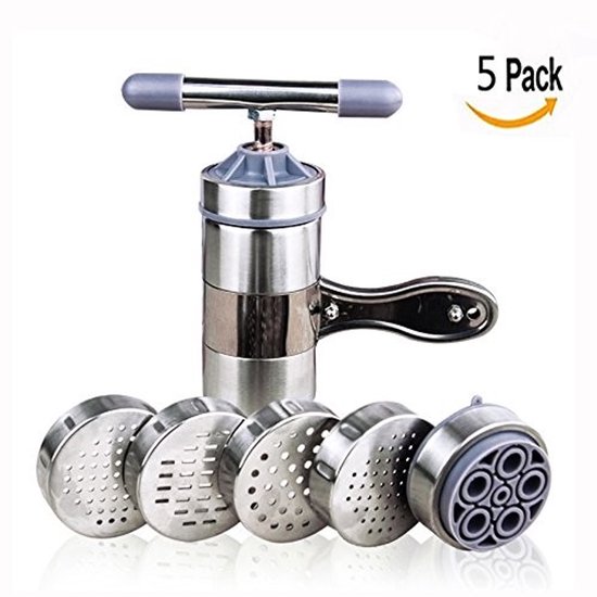 Omgoods - Multifunctionele Keukenaccessoires - Pasta Maker met 5 Noodle Vormen — afbeelding 4