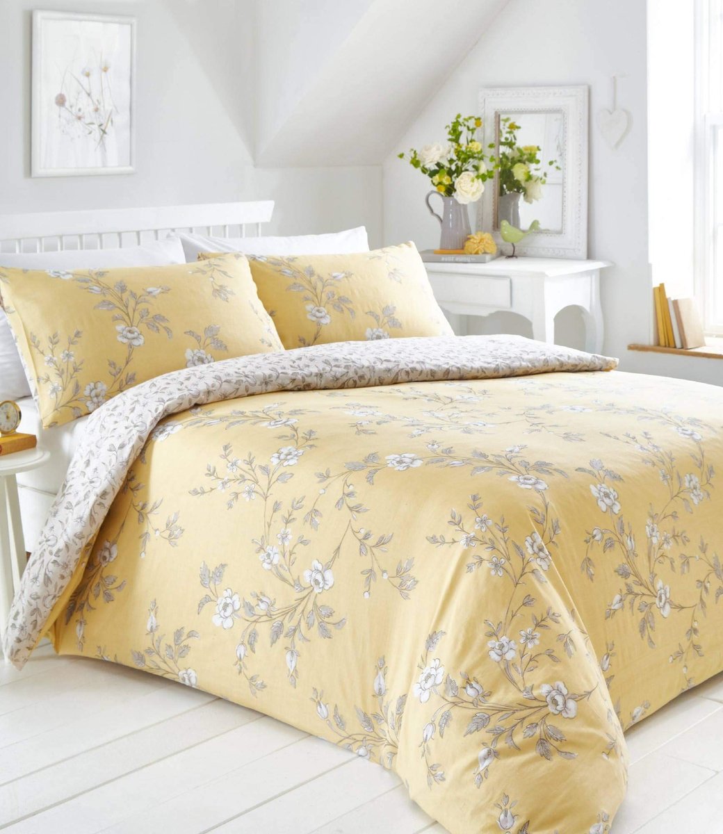 Omgoods - Reversible Bedlinnen Set in Ochre Polycotton