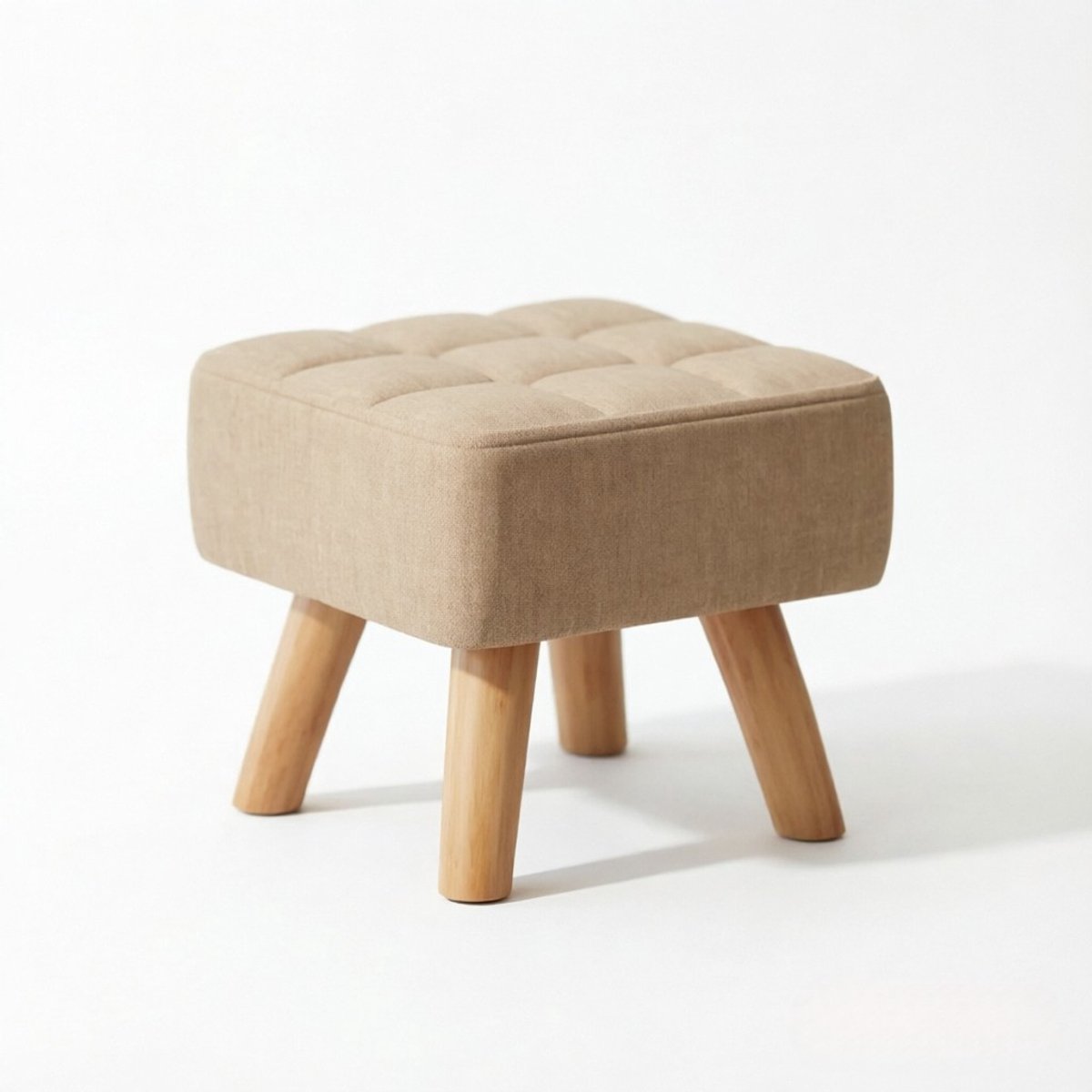 YYchan poef - bruin - 27 x 27 x 26 cm