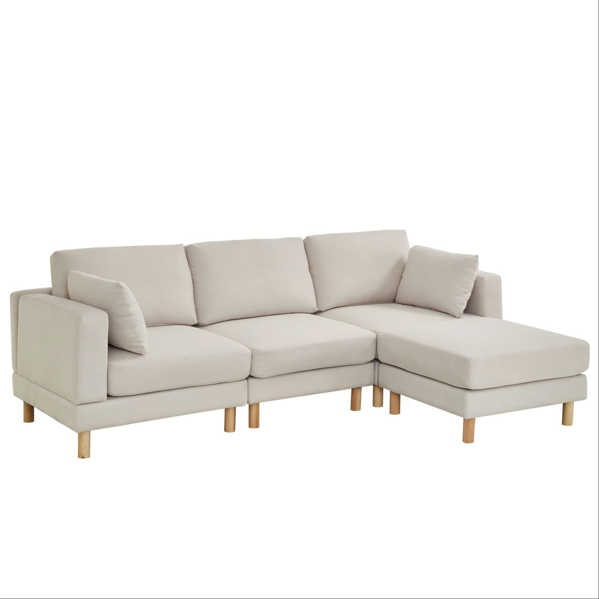 YYchan hoekbank - beige - 235 x 152 x 78 cm