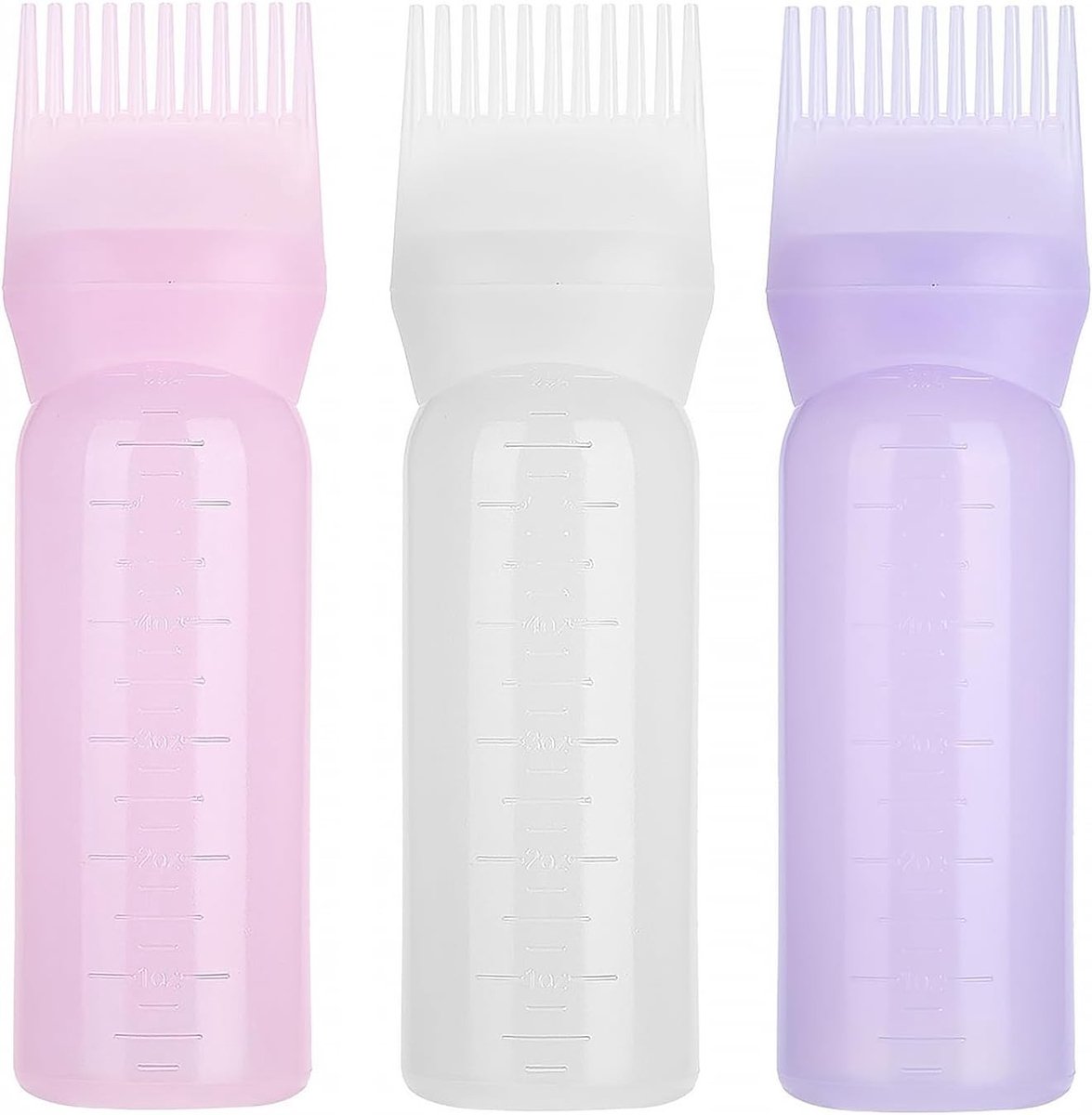 3-delige Haarolie Applicator Set met 160ml Fles, Kam en Haarverf Borstel voor Nauwkeurige Toepassing