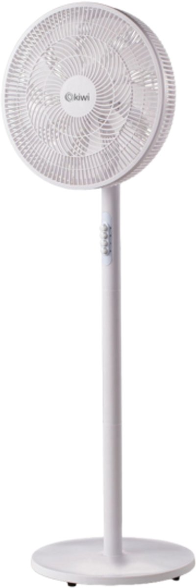 Kiwi Statiefventilator - Ventilator Staand 50W - KFAN 7627 - Wit