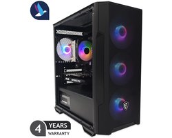 MSI Forge Starter Gaming PC - AMD Ryzen 5 5500 - NVIDIA RTX 3050 - 16 GB RAM - 512 GB SSD - WiFi
