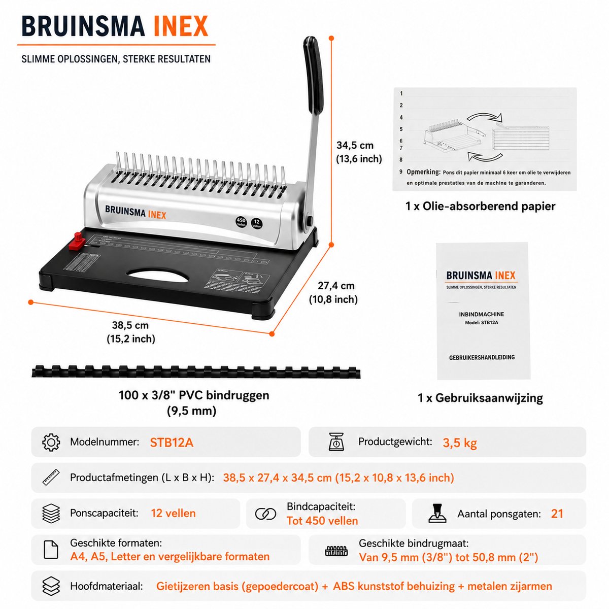 VEVOR SUPER TOOLS LIMITED Bruinsma INEX Inbindmachines thumbnail 5