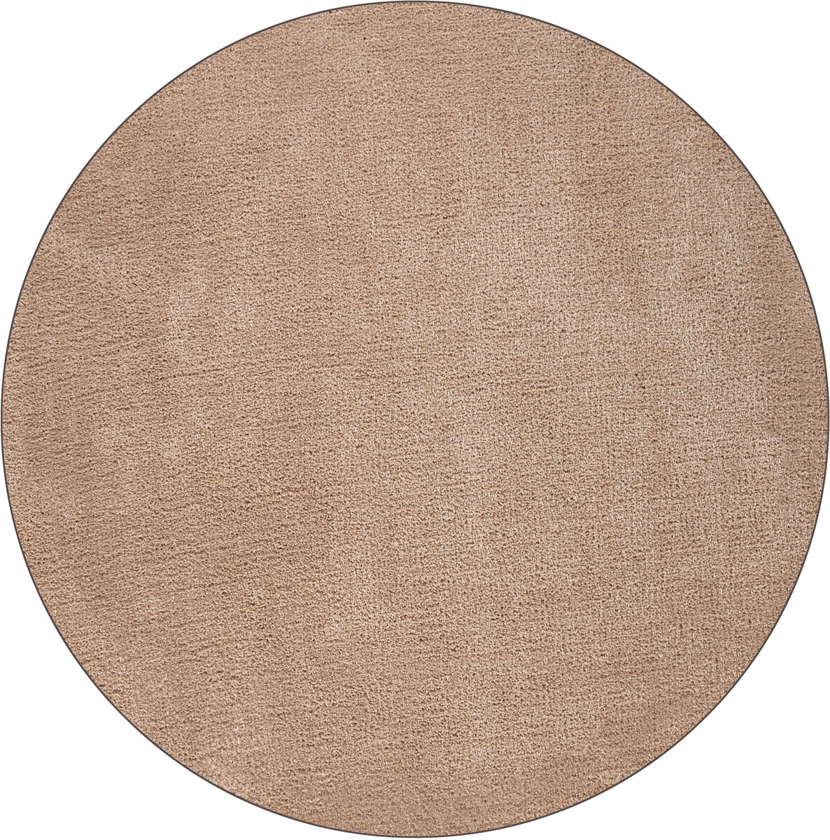 DEMRE - Shaggy vloerkleed - Zandbeige - 140 cm - Polyester