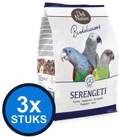 3x Deli Nature - Birdelicious papegaaien serengeti 2kg - Vogelvoer - 2 kg
