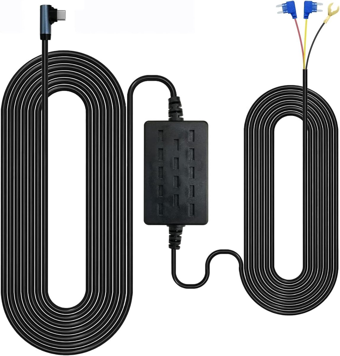 Thijox - GKU Dashcam Hardwire Kit Type-C USB 5V/3A voor D600/D600PRO Autocamera - Betrouwbare Installatie Accessoire voor Auto