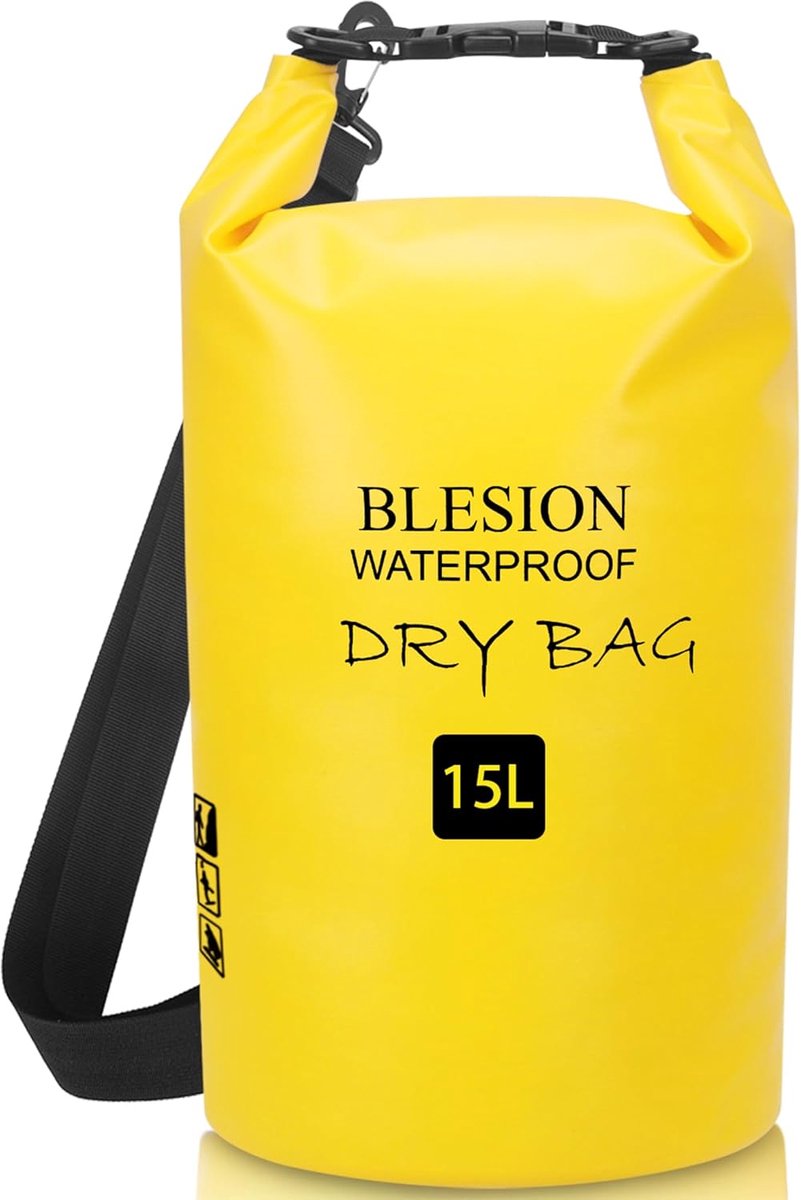 Thijox - Waterdichte tas met verstelbare riem, Dry Bag (5L/10L/15L/20L/30L) voor kajakken, boot, kano, camping, zwembad, rafting, vissen, zeilen, surf