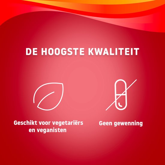 De hoogste kwaliteit: Geschikt voor vegetariërs en veganisten, Geen gewenning.
