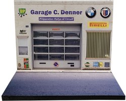 BMW Alpina diorama garage C. Denner - Schaal 1:43 - Modelauto