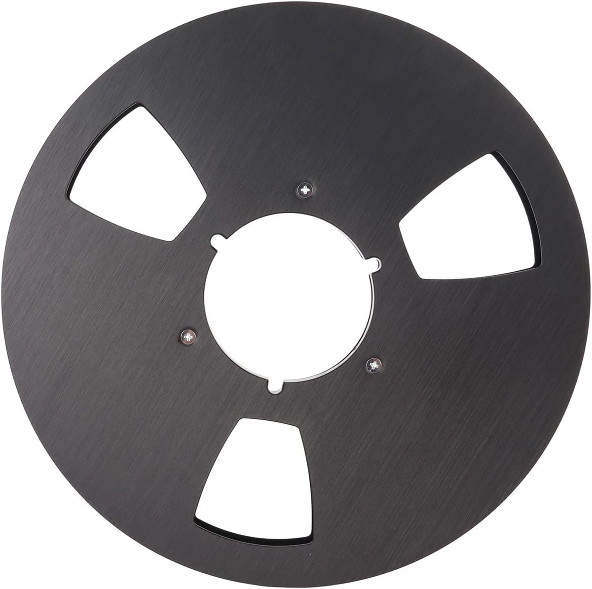Lege 1/4 inch 10 inch tape spoel van aluminium voor open reel audio, geschikt voor Nab reels en opnameapparatuur