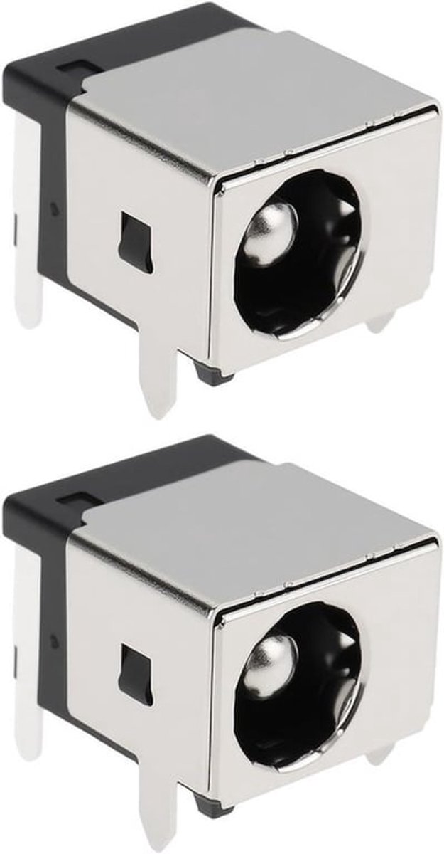 DC Power Jack Socket - Zwart - Compatibiliteit - 2 stuks.