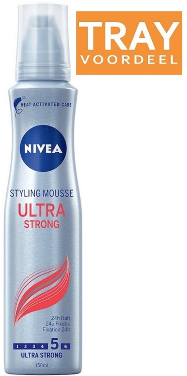 NIVEA STYLING MOUSSE ULTRA STRONG 12 X 150 ML