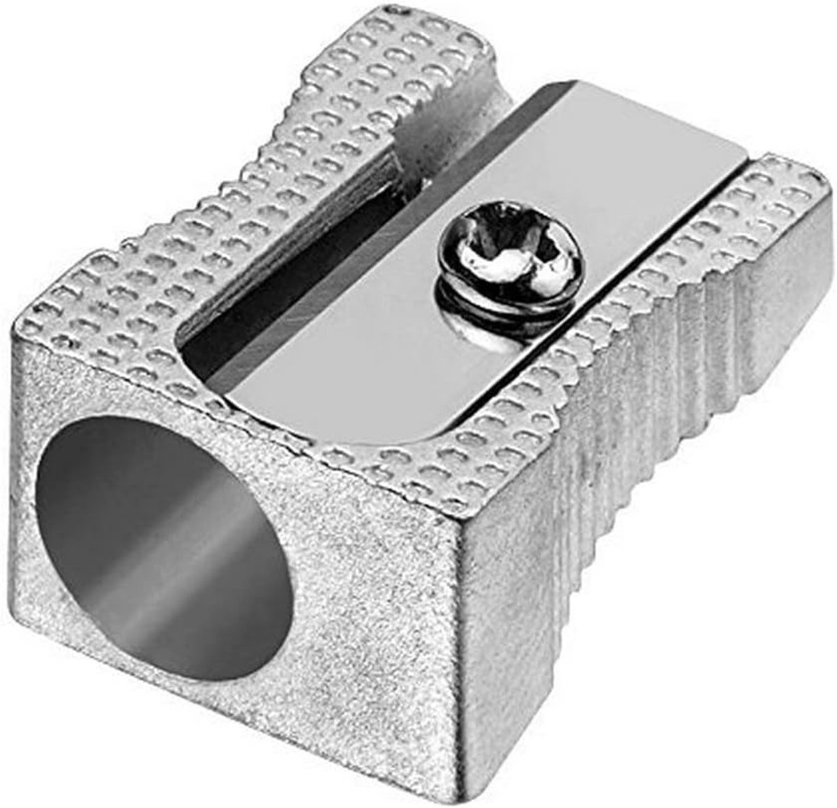 Thijox - Metalen Puntenslijper Wigvorm - Enkelpuntenslijper voor Pennen - 20 Stuks - Ideaal voor School, Kantoor en Creatieve Projecten