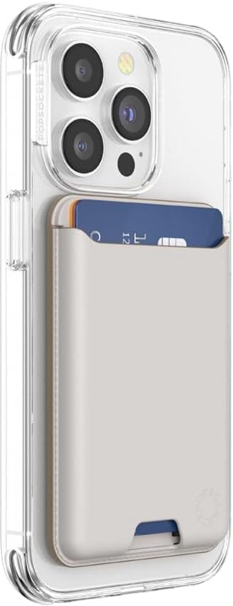 Thijox - PopWallet voor MagSafe - Officiële Verwisselbare Portemonnee met Adapterring - SoftGoods - Horchata - Geschikt voor Smartphones en Hoesjes