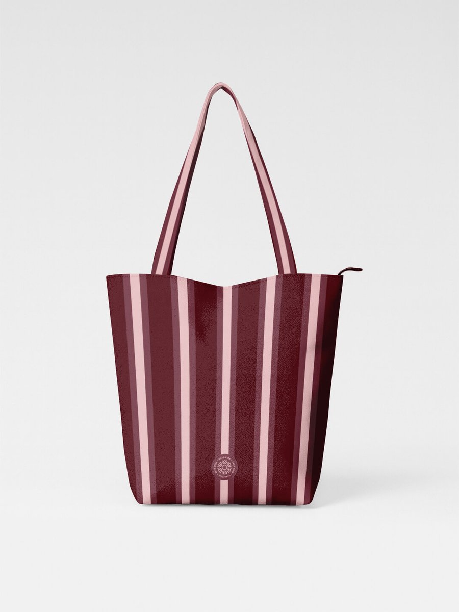 Vaya Vida - Shopper - Ruby Stripes