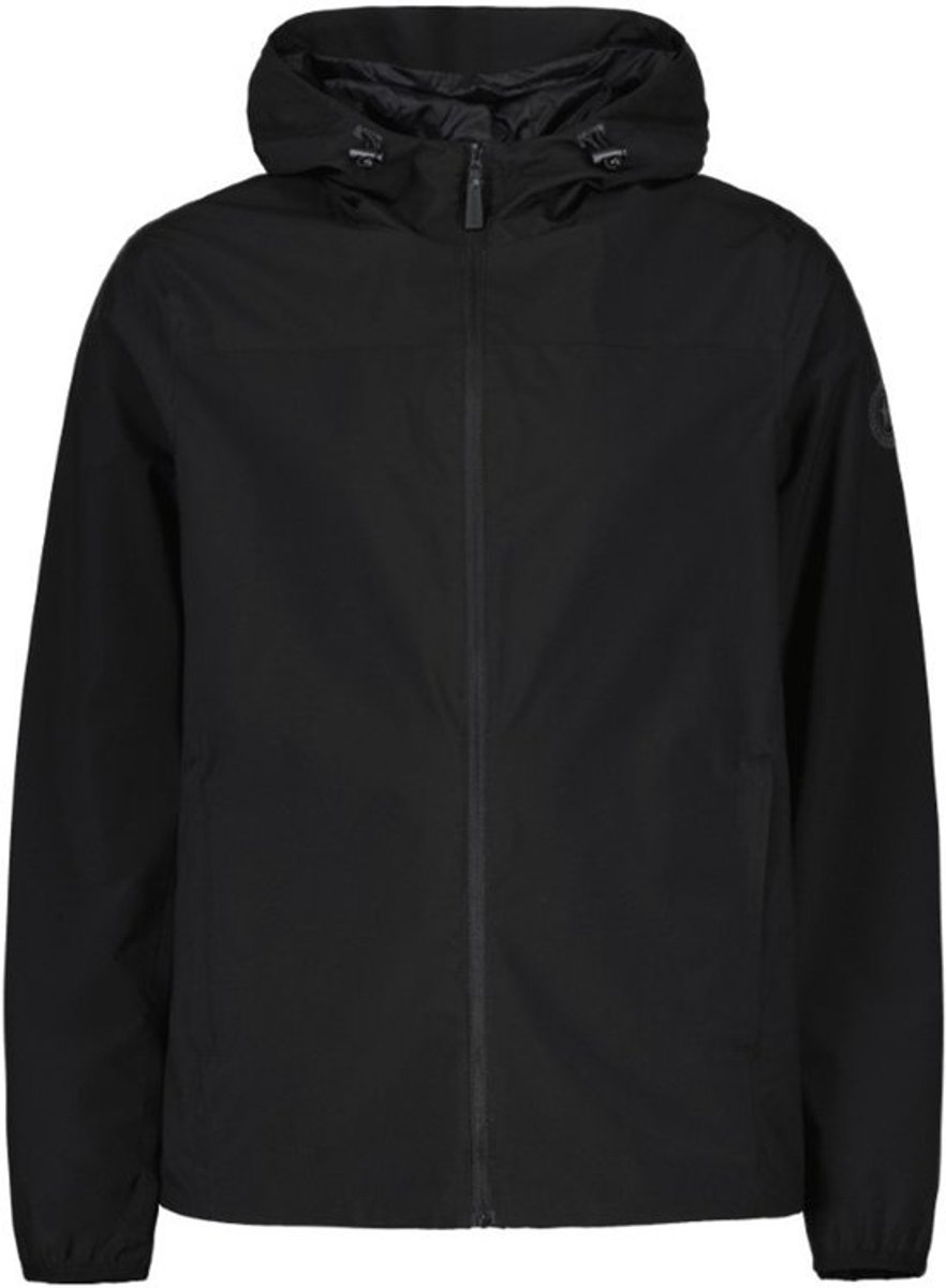 Lightweight Hooded Jas Heren True Black XL