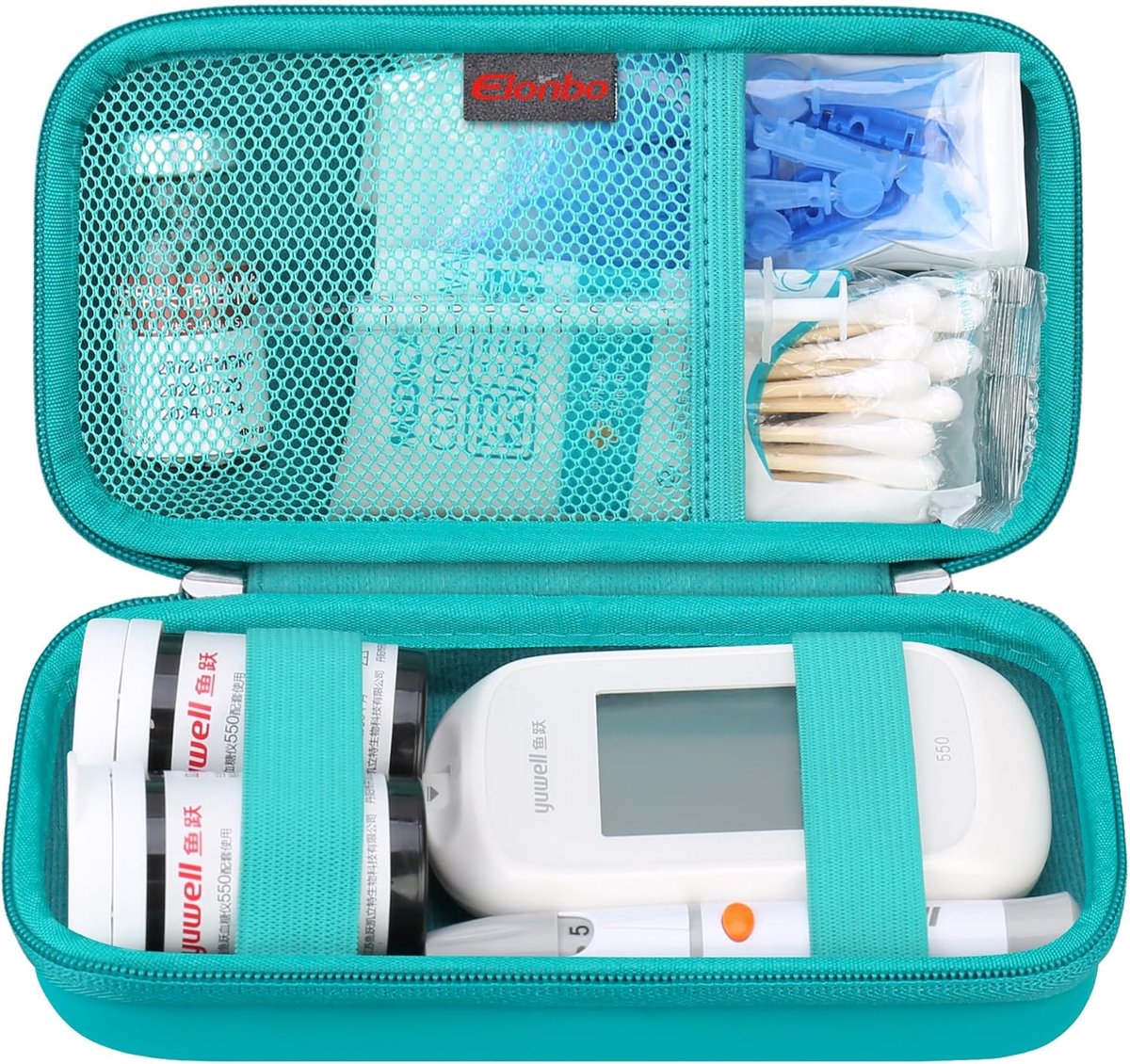 Thijox - Diabetische Supplies Reiskoffer, Organizer Bag voor Diabetische Benodigdheden, Handige Draagtas, Compact en Lichtgewicht, Ideaal voor Reizen
