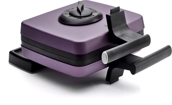 Cool touch toasty wafelijzer (paars) Inclusief platen voor Croque-Monsieur — afbeelding 3