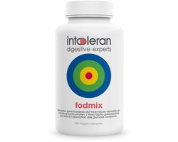 Intoleran Fodmix (Quatrase 10.000) Spijsverteringsenzymen - 108 capsules | Hoog gedoseerde Enzymenmix voor FODMAP's | Hulp bij vertering Lactose en Complexe Koolhydraten*
