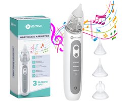 Vendar® BabyCare PRO - Baby Neusreiniger - Baby Neusreiniger Elektrisch - Neusdouche Elektrisch - Snoetenpoetser - Neuszuiger - Grote Batterij - USB C
