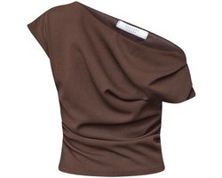 SISTERS POINT Glut-top - Dames top - D.Chocolate - Maat L