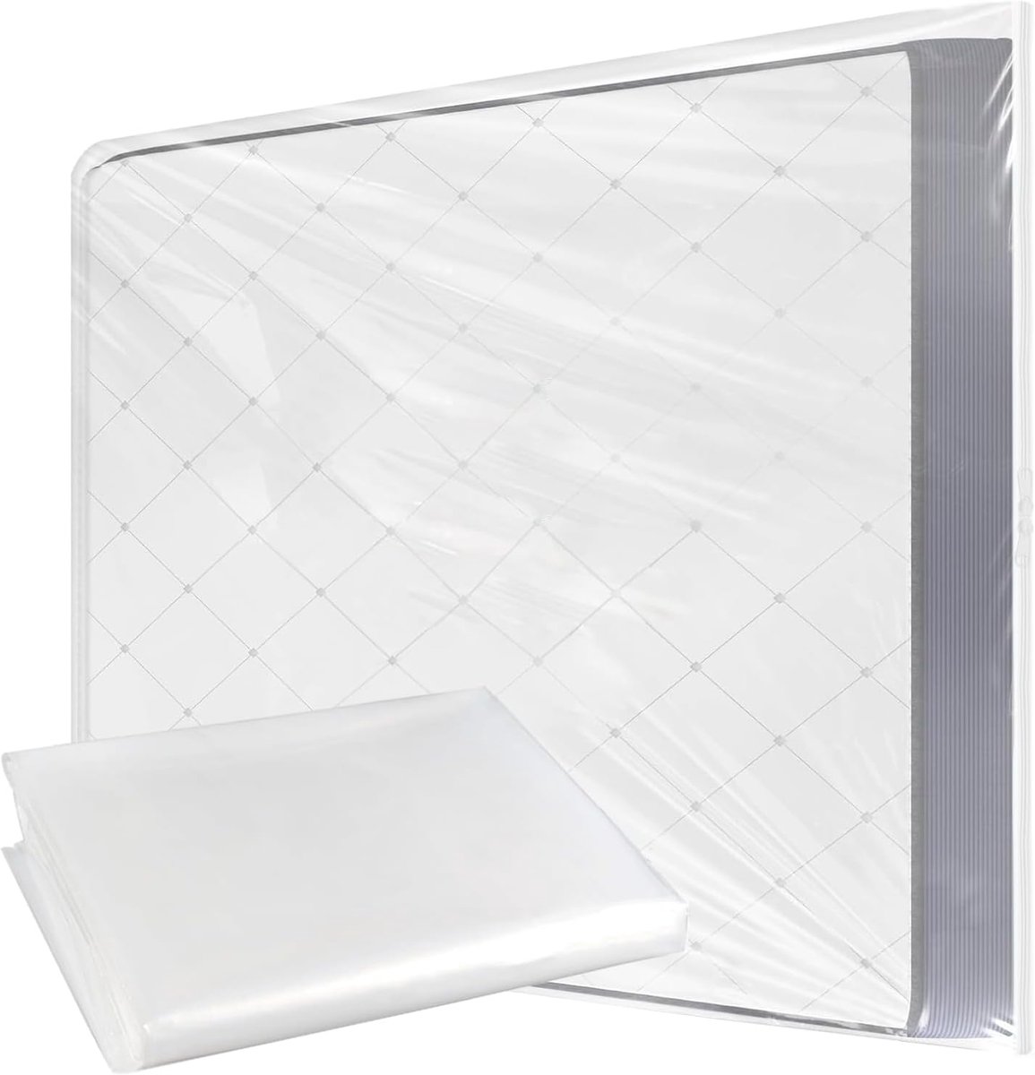 Matrashoes 120 x 220 cm - Waterdicht Plastic - Met Rits - Bescherming bij Opslag - ShopVlot