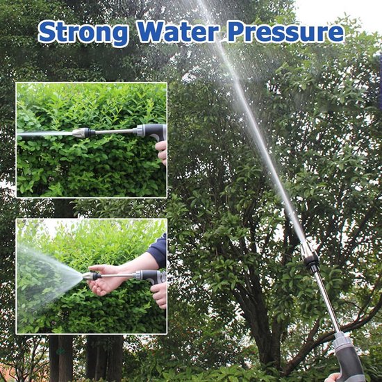 Thijox - Draagbare Hogedrukreiniger, Elektrisch Waterstraalpistool met Antislip Handvat, 3 Aansluitingen voor Tuin, Huis, Auto en Huisdieren van Thijox — afbeelding 5