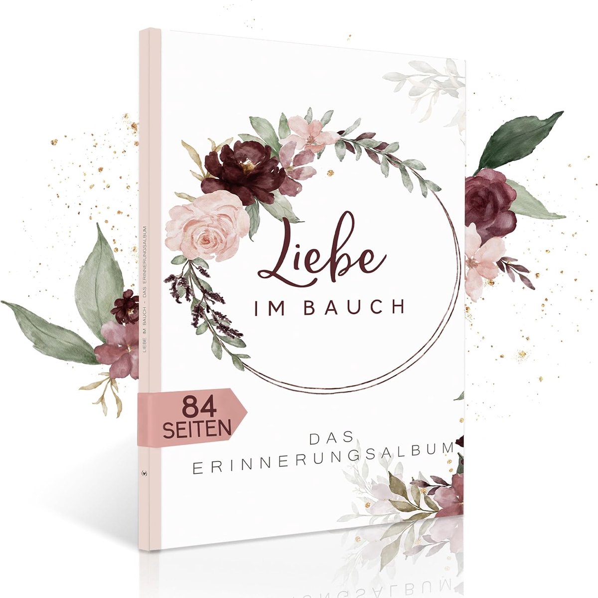 Thijox - Zwangerschapsdagboek Liefde in de Buik - Invulboek voor Zwangerschap - Creatief Dagboek voor Mama - Uniek en Stijlvol - Perfect Kraamcadeau