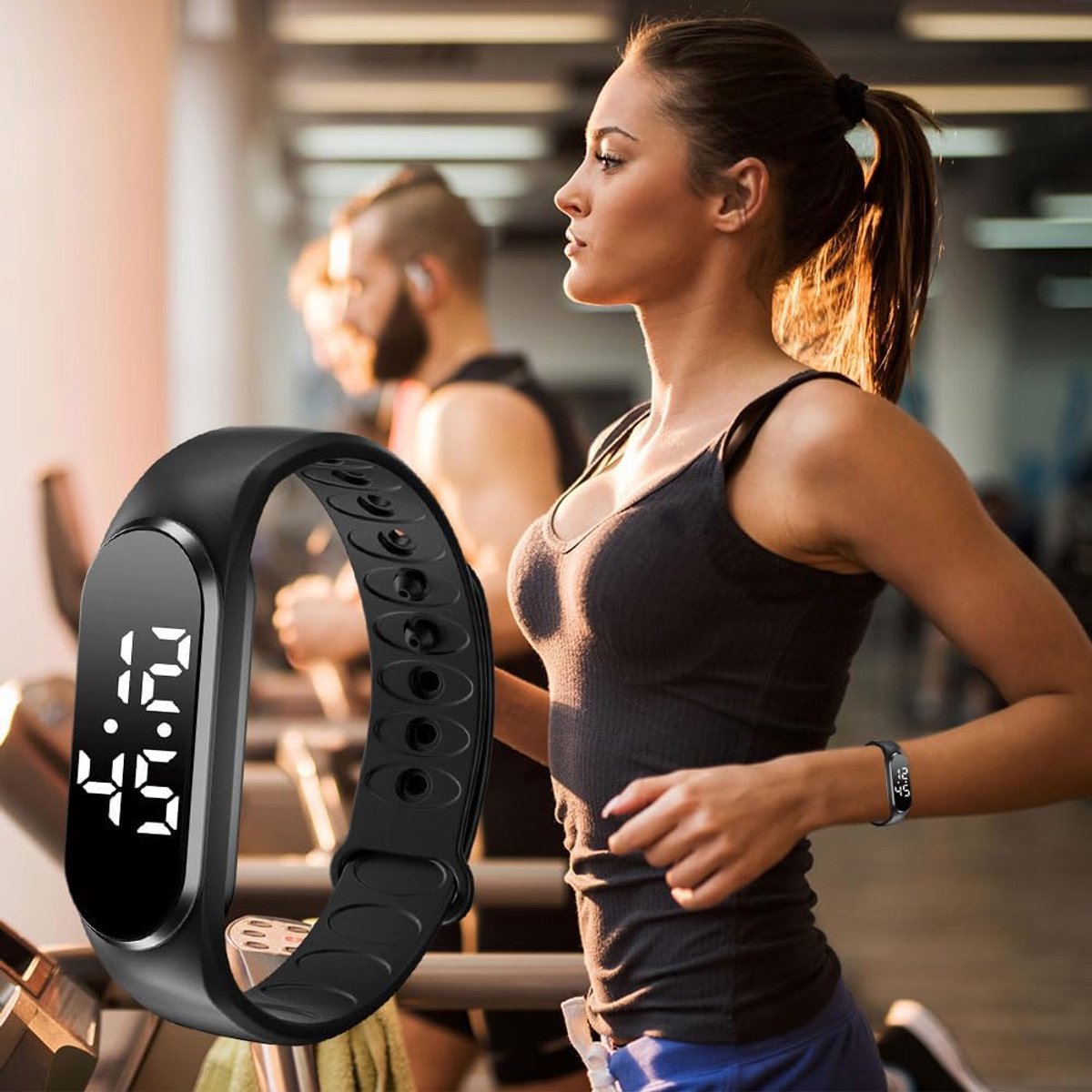 Thijox - Trilalarm Armband, Multifunctioneel Vibratiewekker, Stille Trilklok voor Kinderen en Volwassenen, Drink- en Potjetrainingsherinnering, Slaapb