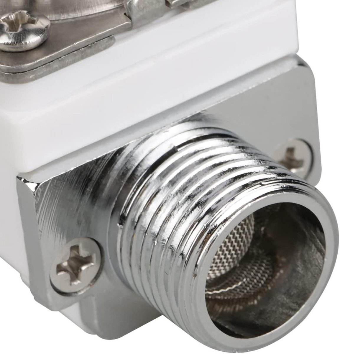 Magneetklep Water - Elektrische Klep - Geautomatiseerde Waterregeling - Pulsgestuurde Bediening - G1/2 Inch - Wit
