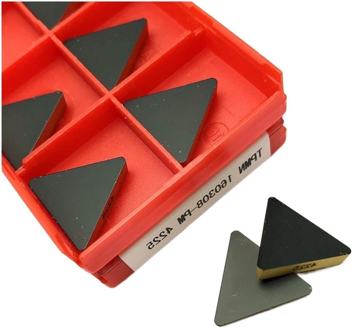 Draaigereedschap - Metaalbewerking Tool - Metaal Frezen - Wolfraamcarbide - 10 Stuks - Zilverkleurig