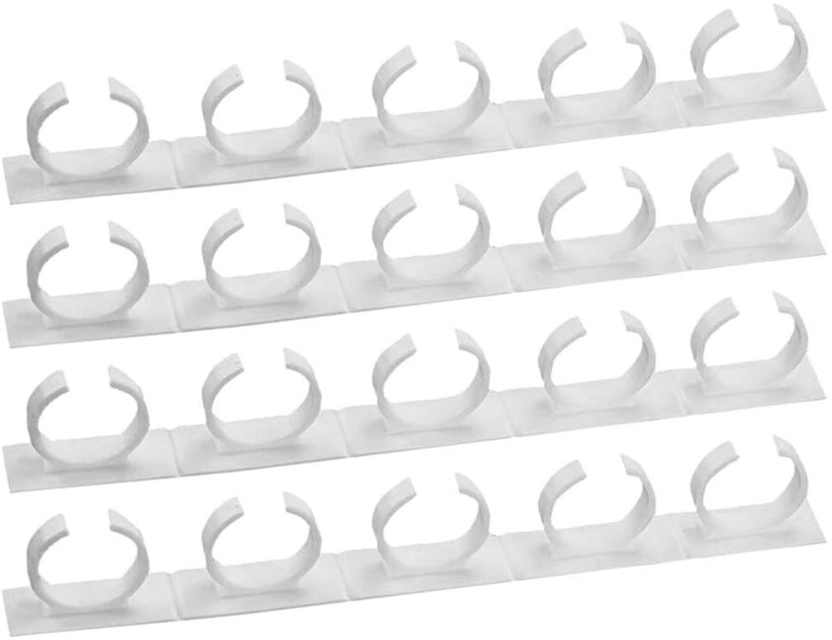 Dailygoods- Kruidenhouder met 4 Potjes - Kruidenset voor Wandkast - Antislip Kruidensysteem - Makkelijk te Reinigen - Verstelbare Opslagoplossing - Kruidenrek