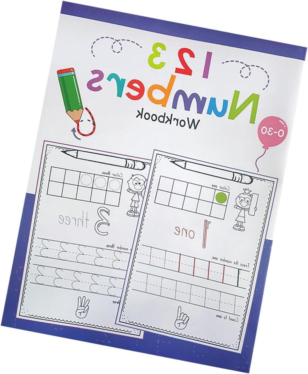 Alfabet Oefenboek - Schrijfoefeningen Kinderen - Letters Leren - Interactieve Oefeningen - A4 Formaat - Model E